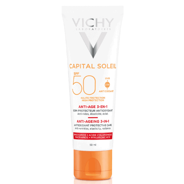 Vichy Idéal Soleil Слънцезащитен Крем Против Стареене SPF50 50ml