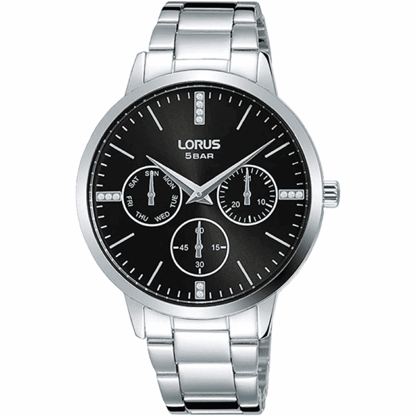 Дамски часовник Lorus RP631DX9 Lady Silver Tone с черен циферблат