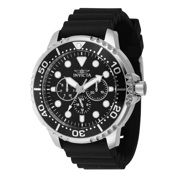 Часовник Invicta за мъже 47234 Pro Diver сребрист с черен циферблат