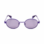 Слънчеви очила Polaroid PLD 6066/S-B3V-51 Унисекс, кръгли с поляризирани виолетови лещи