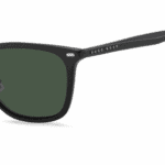 Слънчеви очила Hugo Boss BOSS 1290/F/SK-003-56 за мъже, черна квадратна рамка със зелени плътни лещи, 100% UV защита - Image 2