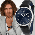 Часовник Maserati Sorpaso R8851124003 със сребърен корпус и тъмносин циферблат. - Image 2